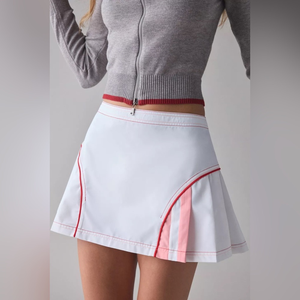 BDG Fit-And-Flare Pleated Mini Skirt